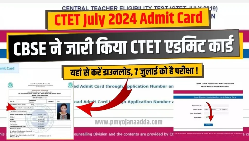 CTET July 2024 Admit Card